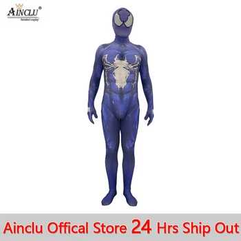 

Ainclu 24 Hrs Shipped Out Kid Men Venom SpiderCosplay Costumes for Halloween Kid Men Movie SpiderJumpsuit Costumes
