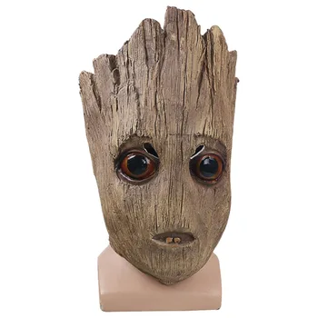 

Avengers Infinity War Groot Mask Guardians of the Galaxy Groot Figure Tree Man Cosplay Costume Props Halloween Funny Mask Latex