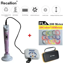 3D Pen+6000mAH Power Bank+200M(20Color) PLA Filament 3D Printing Pen LED Screen Creative Toy Gift For Kids Design Drawing pen 3d цена 3D Pen+6000mAH Power Bank+200M(20Color) PLA Filament 3D Printing Pen LED Screen Creative Toy Gift For Kids Design Drawing pen 3d цены онлайн