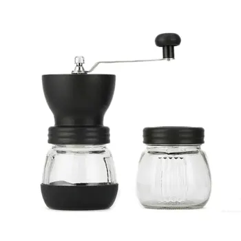

New Mini Portable Coffee Grinders Manual Coffee Bean Muller Seal Pot Handmake Barista Molinillo Cafe Home Travel Coffee Cafetera