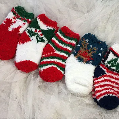 Детские носки для мальчиков и девочек на Рождество теплые короткие 1 6|childrens socks|socks