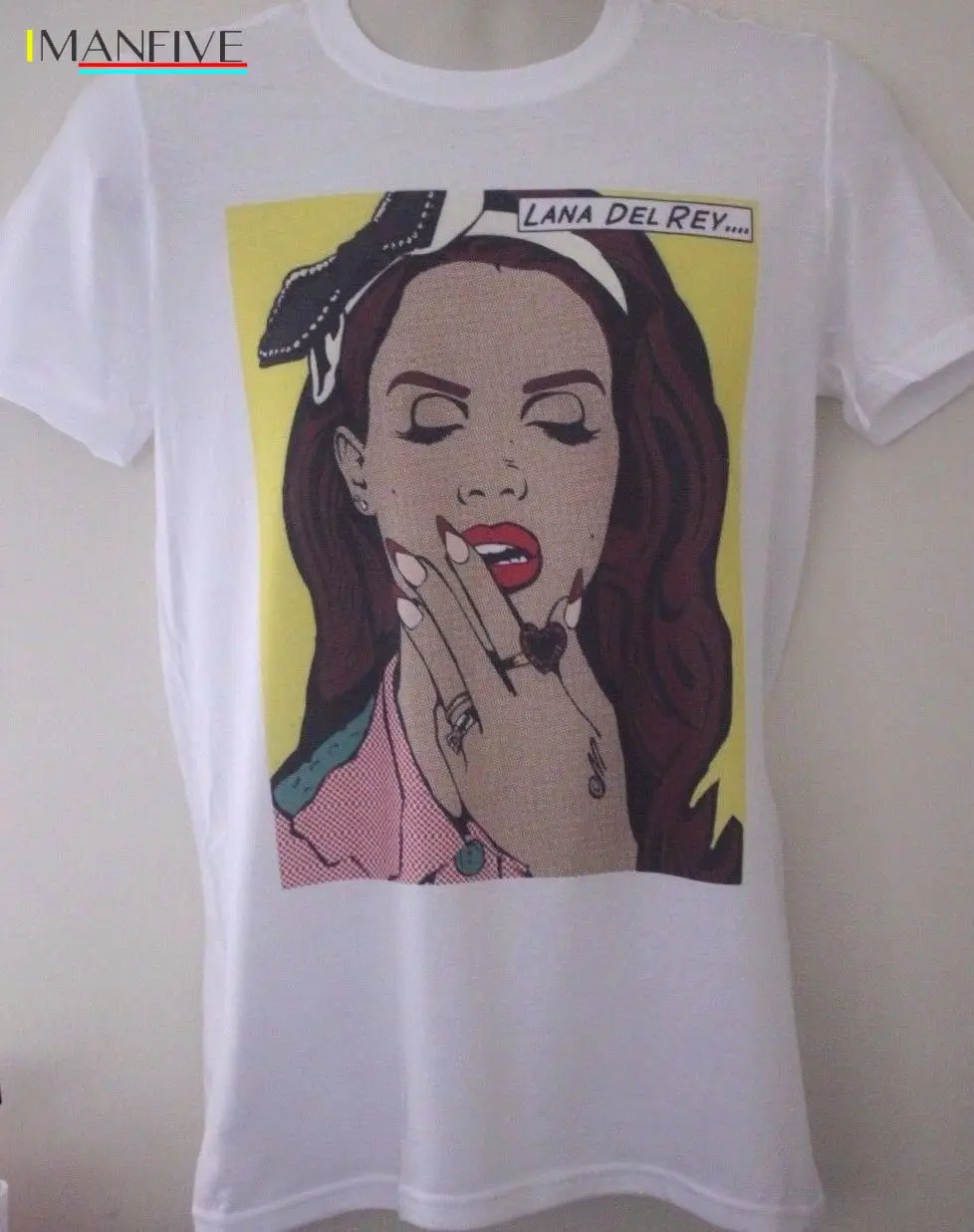 

Lana del rey t-shirt Streetwear harajuku Print Cotton funny t shirts men