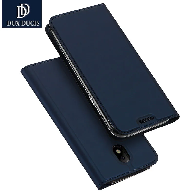 DUX DUICS for samsung J7 2017 case flip PU leather soft silicon back for samsung galaxy