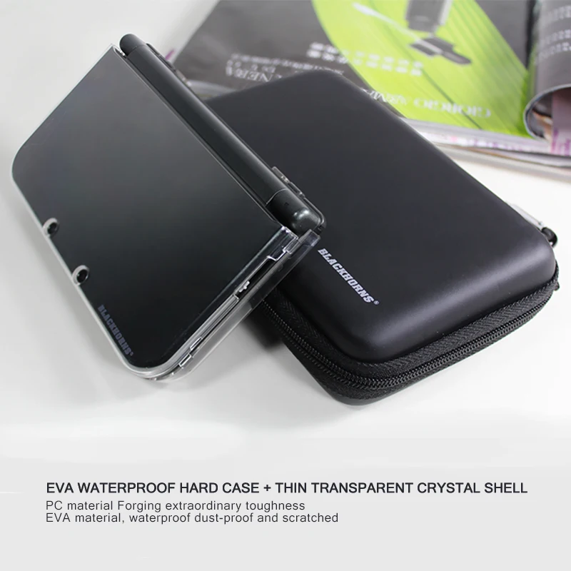 Аксессуары для игр Nintendo New 3DS LL/XL (новый 3DS/XL LL дорожный жесткий чехол + Новый