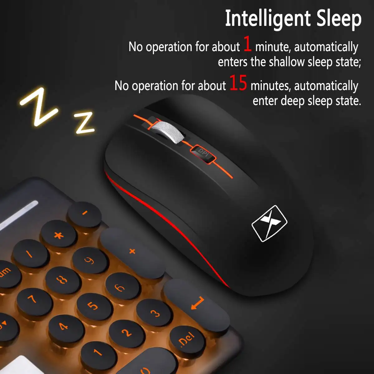 Мультимедийная 2,4G Беспроводная клавиатура мышь комбо перезаряжаемый бесшумный светодиодный механический игровой коврик с подсветкой