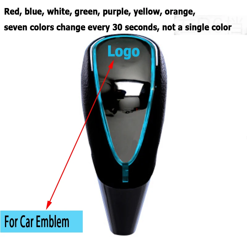  Touch Motion Activated Changeable Led Light Car Gear Shift Knob For Toyota Mazda Nissan Mitsubishi  - 32987486283