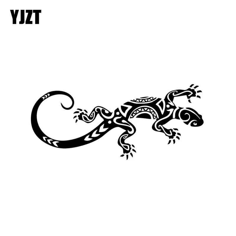 

YJZT 15.7*6.9CM Funny Reptile Lizard Decor Car Stickers Vinyl Bumper Car Window C12-1079