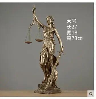 

Goddess of justice furnishings home decoration creative living room wine cabinet handicrafts European sculpture art crafts