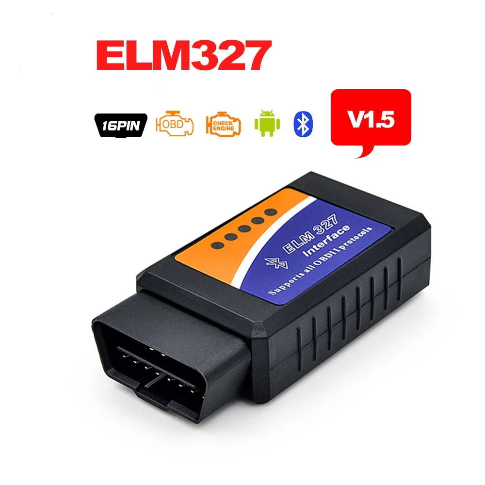 Автоматический сканер кода ELM327 Wifi OBD2/OBDII V1.5 CAN-BUS автомобильный диагностический инструмент работает на Android Torque CHIZIYO