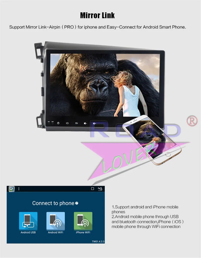 Flash Deal Roadlover Android 8.1 Car Multimedia Radio Player For Honda Civic 2012 2013 2014 Stereo GPS Navigation Automagnitol 2 Din NO DVD 18
