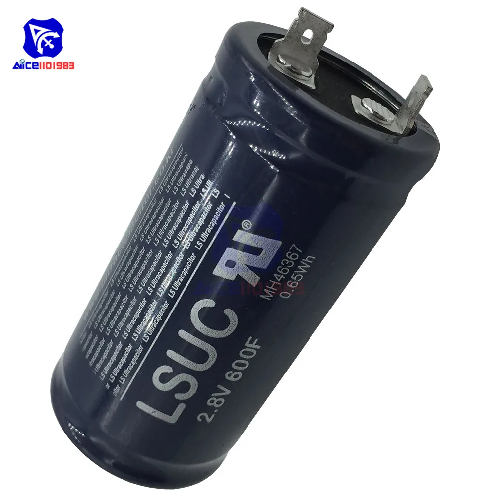Ultrakapactor 2 8 В 600F 72*35 мм низкочастотный конденсатор супер фарадный ESR 2.8V600F 72x35 для