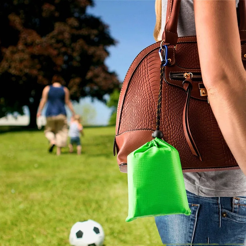 خفيفة في الهواء الطلق التخييم حصيرة للماء البسيطة بطانية مزودة بجيب المحمولة في الهواء الطلق سجادة للرحلات لشاطئ حديقة سادة الرمال شحن حصير...