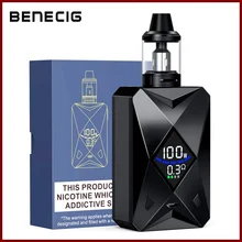 Benecig Гоблин 100 Вт электронная сигарета Vape комплект 2000 мАч батарейный блок мод с 2 мл распылитель стартер вейпер электронная сигарета испаритель