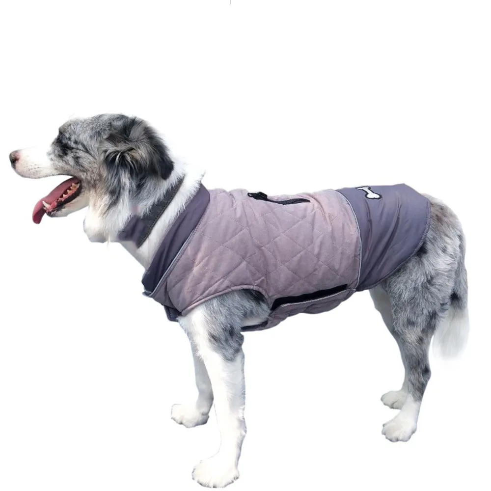 

Reflective Waterproof Dog Coat Windproof Cold Weather Warm Dog Jacket Breathable Reversible Stormguard Design Winter Dog Vest