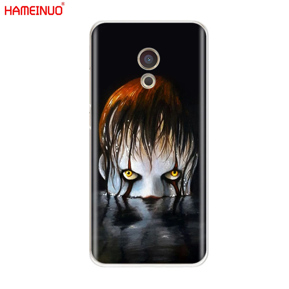 HAMEINUO The Clown Horror IT Cover phone Case for Meizu M6 M5 M5S M2 M3 M3S MX4 MX5 MX6 PRO 6 5 U10 U20 note plus