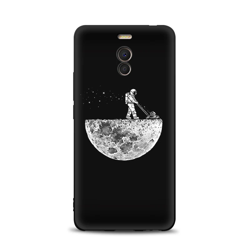 JURCHEN Soft Tpu Back Cover For Meizu M6 Note Case Silicone Matte Exquisite Print Phone Case For Meizu M6 Note Case Meizy Note 6 cases for meizu black Cases For Meizu