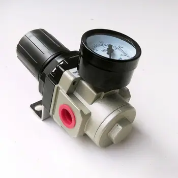 

Air Control Compressor Pressure Gauge Relief Regulating Regulator Valve AR3000-03 3/8'' Port Size