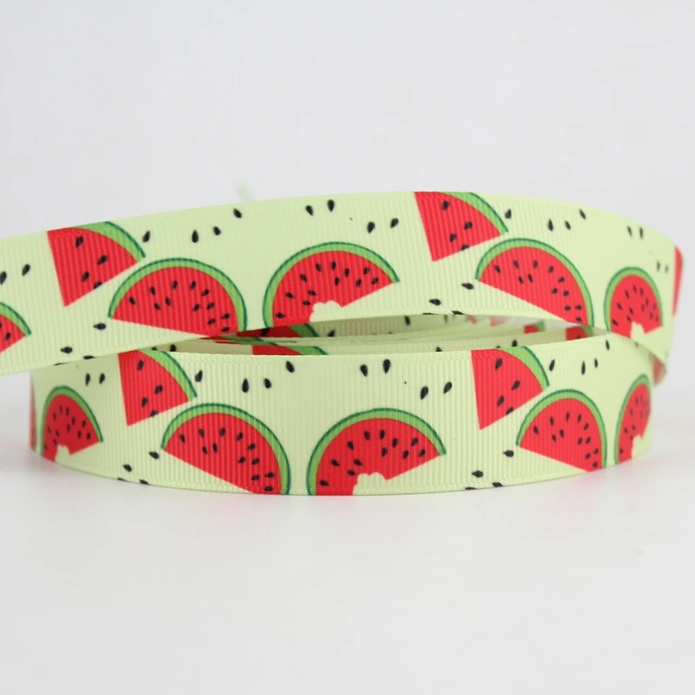 watermelon printed grosgrain ribbon (5)