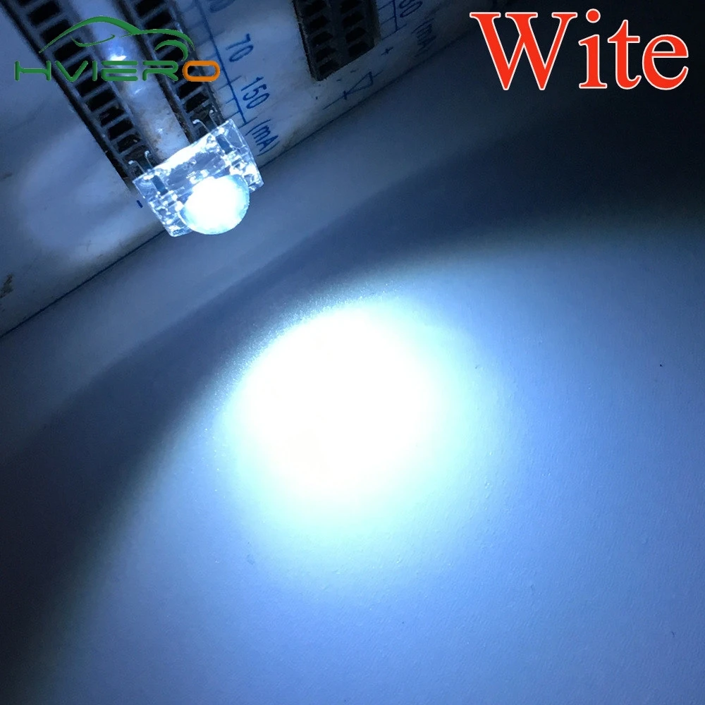 Купить 100 пк-диоды светодиод 5 мм купол супер поток прозрачный 3000мкд ...