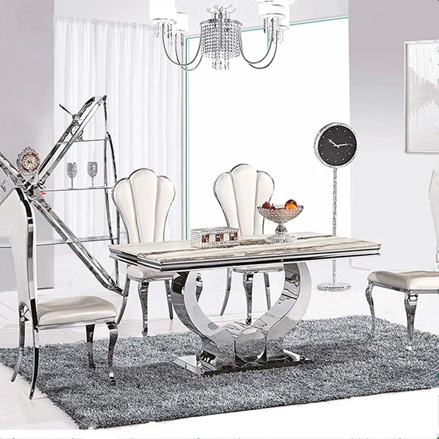steel dining table glass top hot sale dining table marble top modern living room furniture stainless steel send from steel dining table glass top hot sale dining table marble top modern living room furniture stainless steel send from