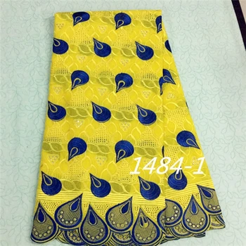 

2018 New Arrival cotton material Swiss Voile Lace Fabric In Switzerland Fashion Embroidery African Lace Fabric For Wedding