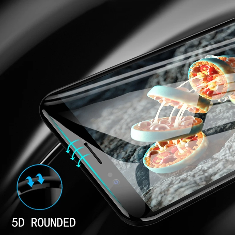 5D закаленное стекло для Huawei Honor 9 Lite защита экрана изогнутое полное Защитное