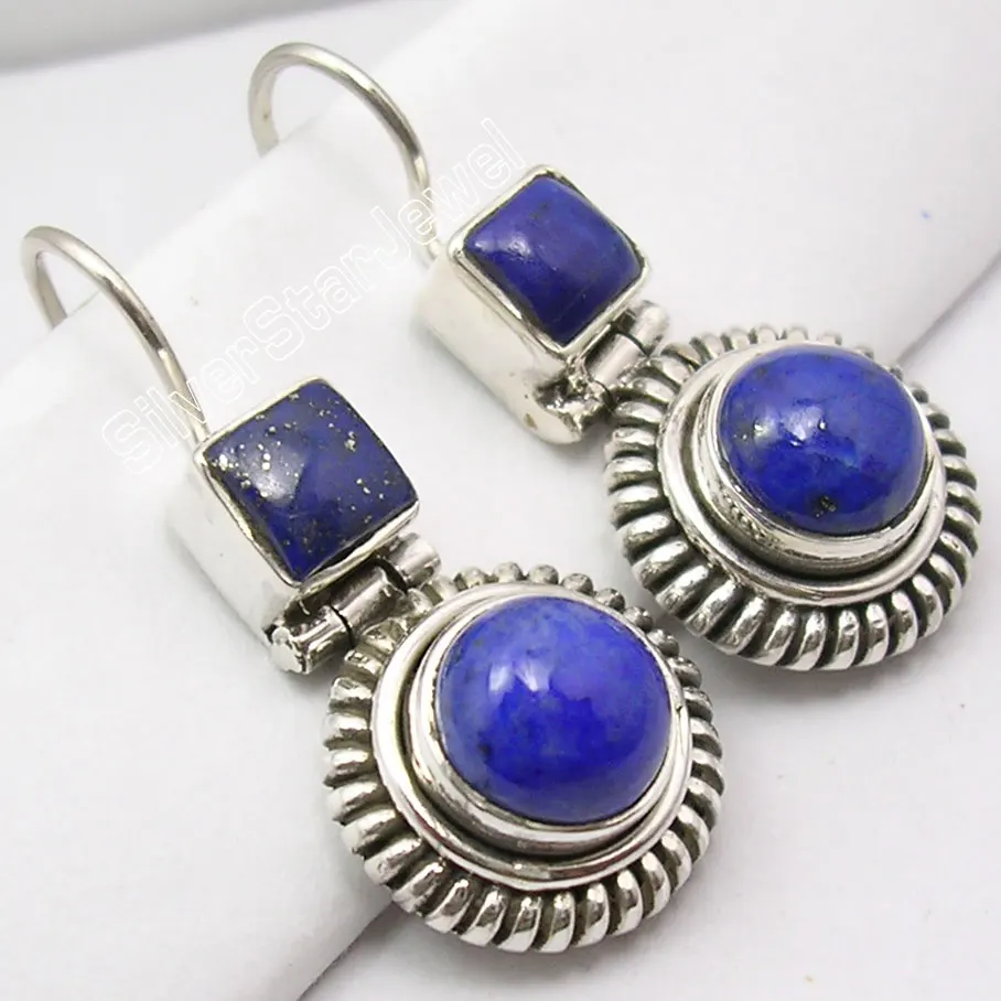 Lapis lazuli drop earrings Clearance