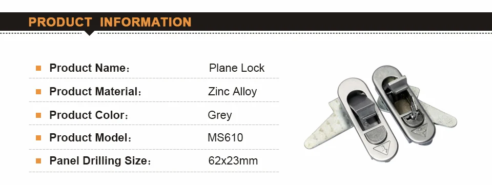 MS610 цинковый сплав самолет замок с ключом 83,5x26,5 мм промышленная распределительная коробка плоский замок безопасности почтовый ящик плоский стальной замок для шкафа