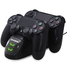 Быстрая PS4 контроллер двойная зарядная док-станция Подставка держатель с экраном дисплея для Sony Playstation4 PS4 Slim/PS4 Pro