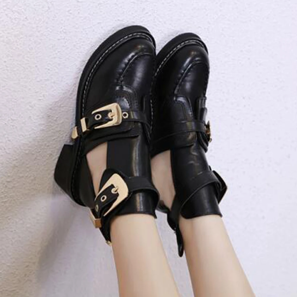 

Sale Top Quality Chunky Heels Snake Spring Cool Ankle Boots Woman Shoes Sexy Shoes Woman Summer Boots Female