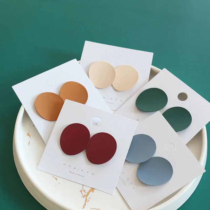 Comiya дизайнерские стильные серьги-гвоздики для женщин круглой формы элегантные индивидуальные интернет-магазины индийская большая серьга оптом