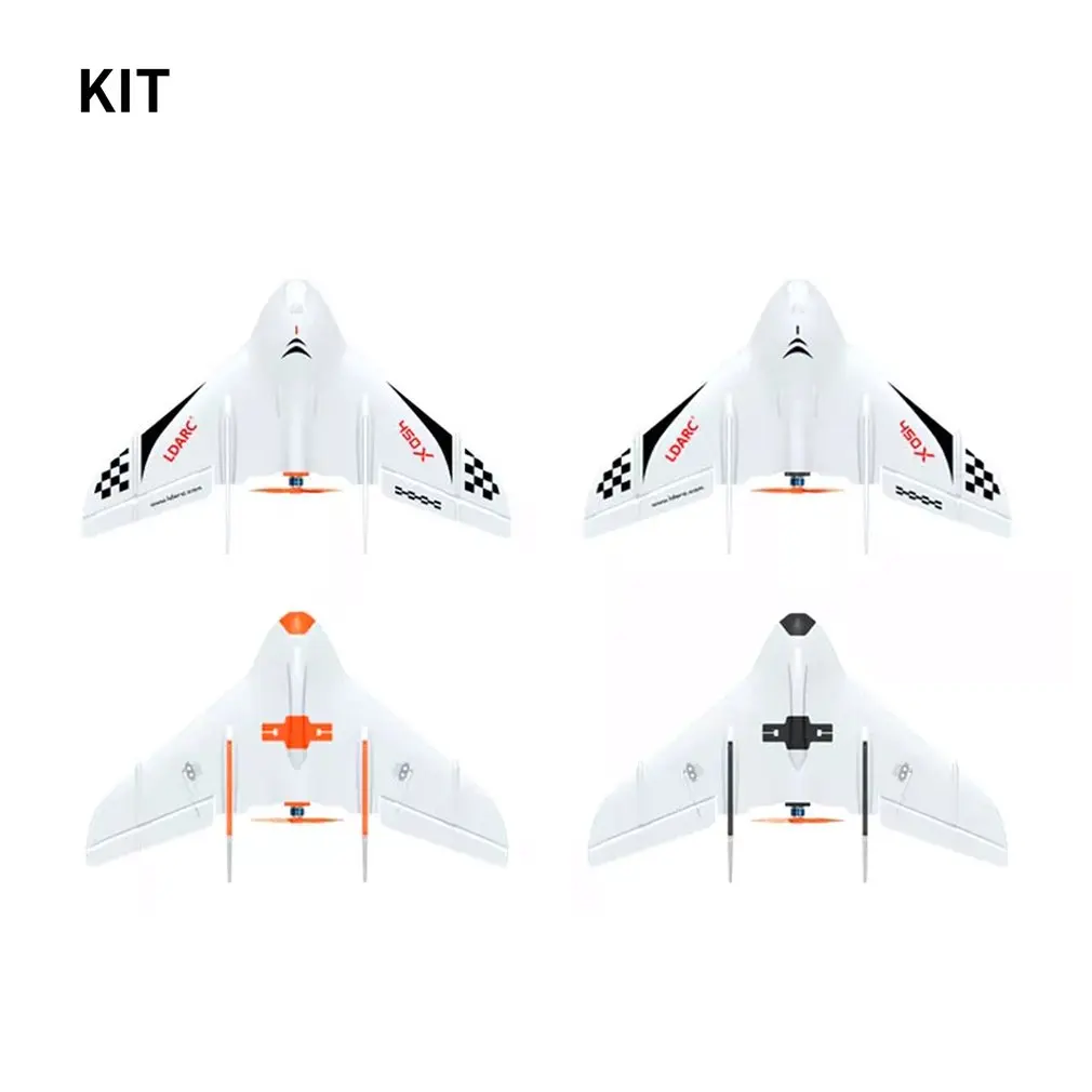 

TINY WING 450X Fixed Wing FPV Wingspan KIT With Flight Control Remote Glider Remote Control Model Airplane Wing