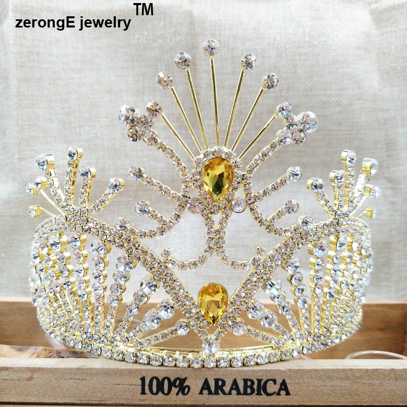 2206 25 De Réductionzeronge Bijoux 41 Bleu Royalvertroserougejaune Couleur Paon Mariage Mariée Princesse Cheveux Diadème Couronne Pour