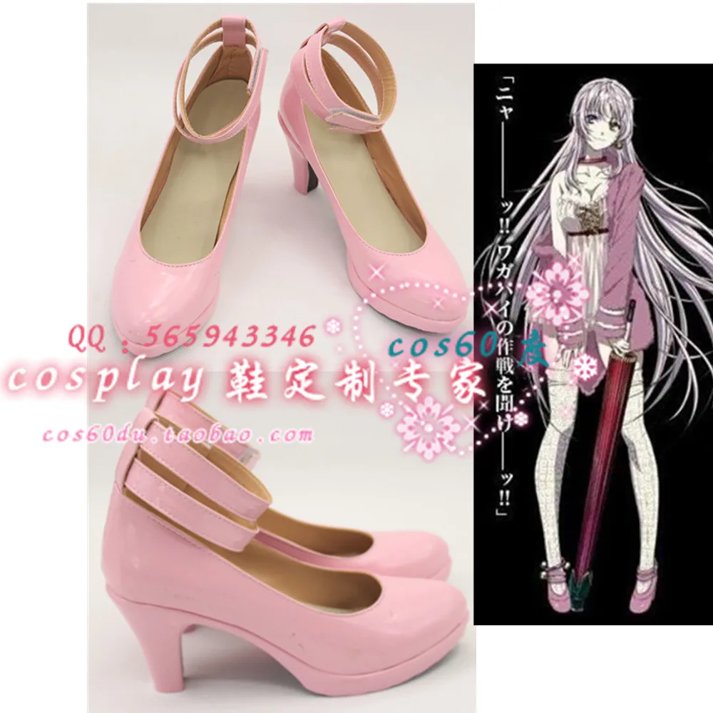 

K NEKO Cosplay Boots shoes New hand made Halloween S008