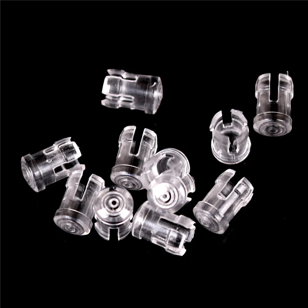 

10PCS 3mm LED Light Emitting Diode Lampshade Protector Clear 3mm