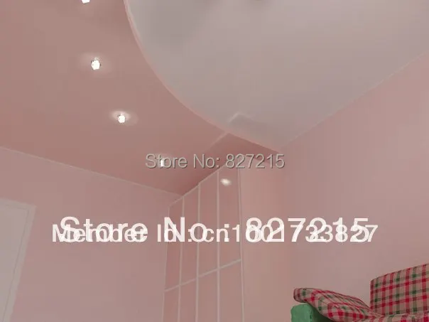 

Pink and White Ceiling Film and Ceiling Panel Combination