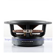 DIY Высокое качество Hifi 6,5 дюймов средний бас-динамик черная керамическая раковина литая алюминиевая рама для профессионального аудио динамика