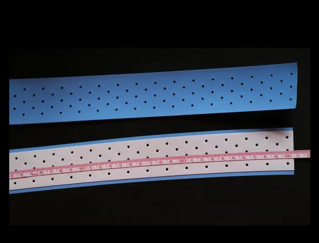 1pcs Blue Hair Tape Adhesive Toupee Double Side With Hole Breathable Waterproof For Seamless Wig Human Hair Extension