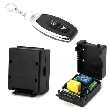 

AC 220V 10A 1CH RF 315MHz Wireless Remote Control Switch Receiver Module + Transmitter Kit For Intelligent Home