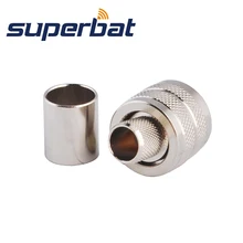 Superbat радиочастотный коаксиальный разъем UHF PL-259 штекер прямой разъем обжимной для RG8 RG213 RG214 LMR400 кабель CB радио адаптер
