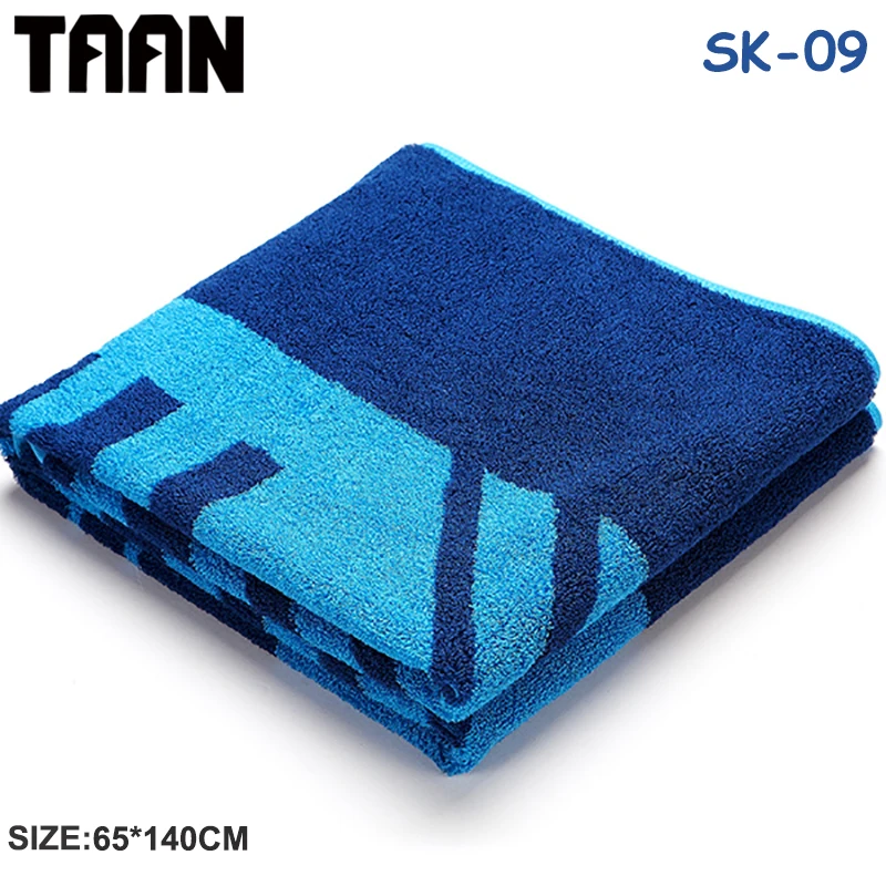 

TAAN 65*140cm Sport Swimming Towels Beach Sweat Face Towels Cotton Blue Suit for Camping Hiking Swimming Running SK-09