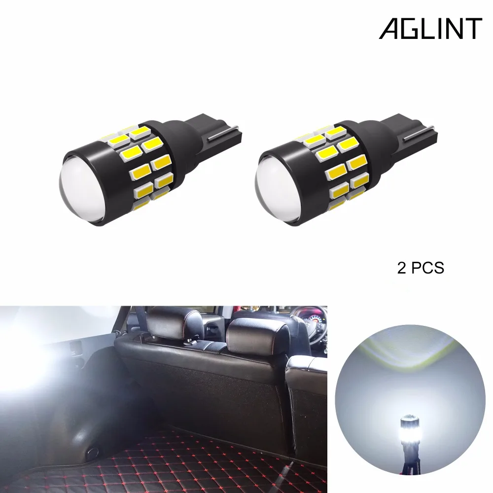 AGLINT 2 шт. чрезвычайно яркие 3014SMD 30 чипы 194 168 2825 W5W T10 Светодиодные Автомобильные
