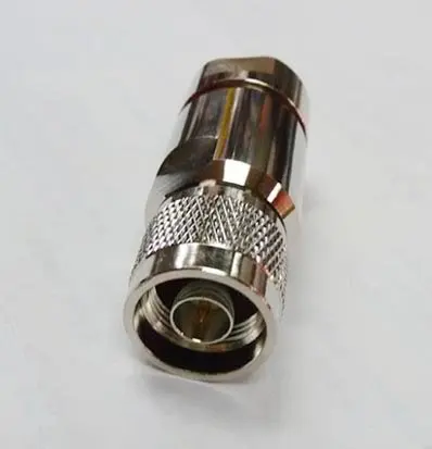 

10pcs N Clamp Plug Male Connector For Corrugated Copper 1/2" Cable RF Coax Connector
