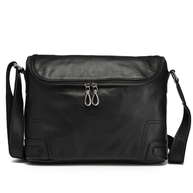 

Man Handbag Genuine Leather Crossbody Shoulder Messenger Bag Mochila Oil Wax Business Travel Male Camera Bag Gift Ipad Blosa