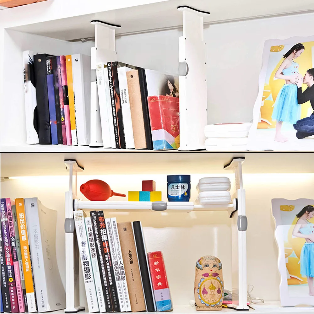 Drawer Dividers White Spring Loaded Expandable Kitchen Bedroom