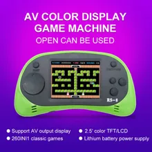 Rs-8 Детский пазл 8-бит портативных игровых консолей подключен к ТВ ручной ностальгические Цвет Экран игровой консоли