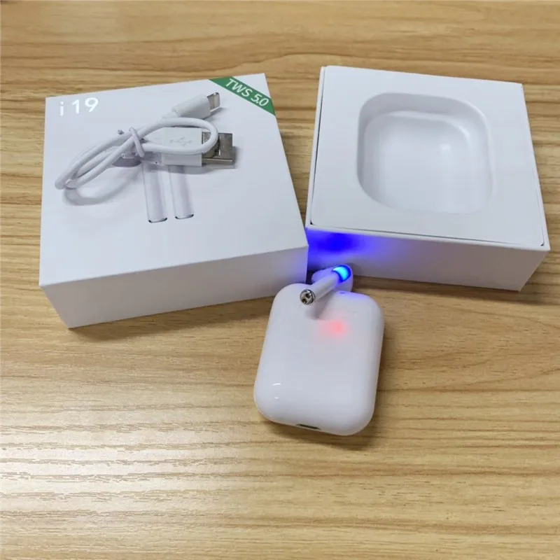 

Original i19 tws Earphones Touch Control Auto Pairing Bluetooh 5.0 Wireless Headphone with Mic VS i18 i20 i40 tws