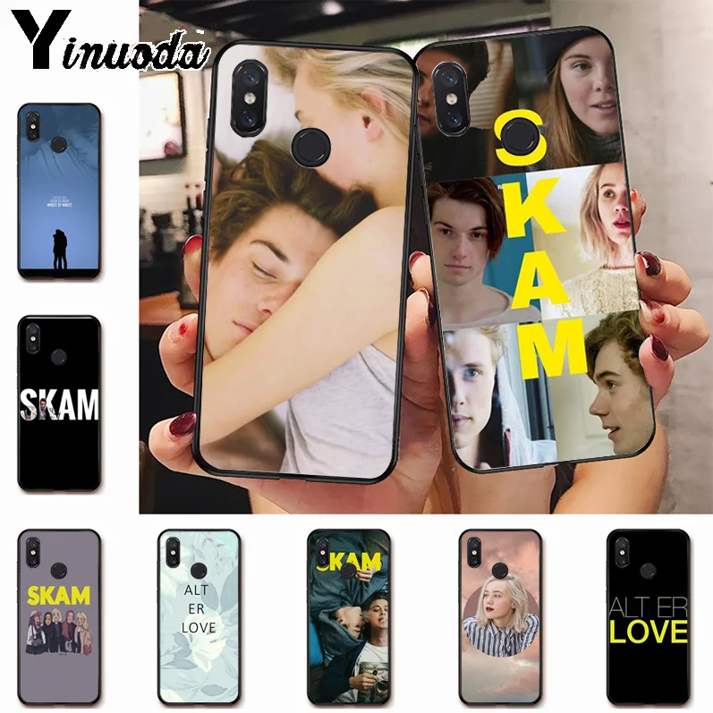 

Ynuoda Norwegian Tv Skam Hot Fashion Fun Dynamic phone case for xiaomi mi 8 se 6 note3 redmi 5 5plus note 5 case coque