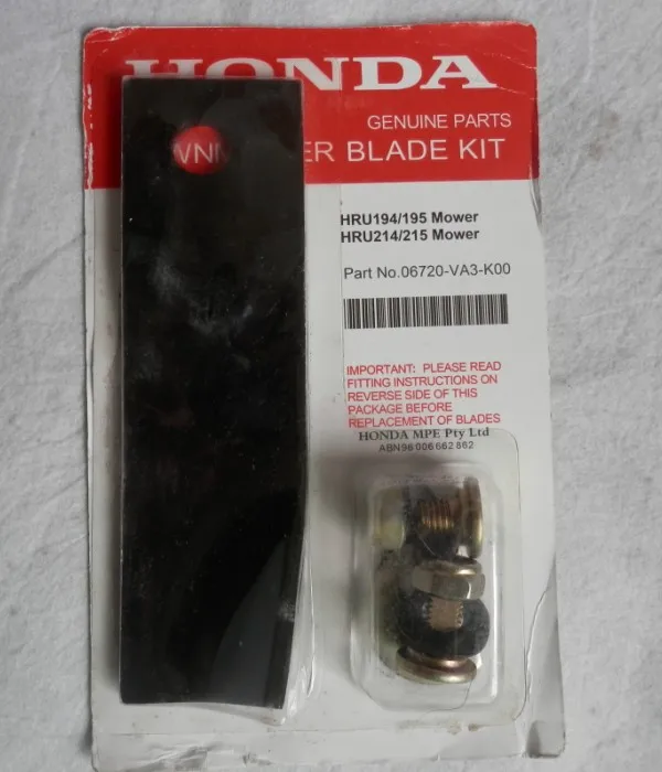 LAWNMOWER BLADE & BOLT SET 170MM X 50MM X 2MM FOR HONDA GXV160 HRU HRJ