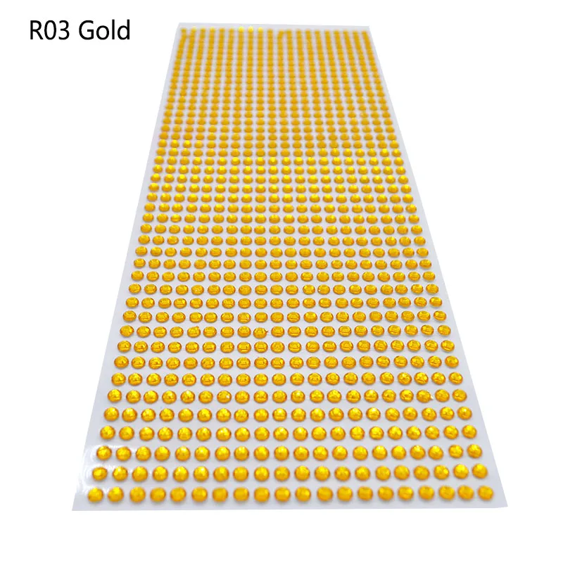 900 шт./компл. 4 мм, Фурнитура для бижутерии, самоклеющаяся наклейка телефон ПК арт Bling акриловые кристаллы-стразы Скрапбукинг Стикеры s стены автомобиля Стикеры